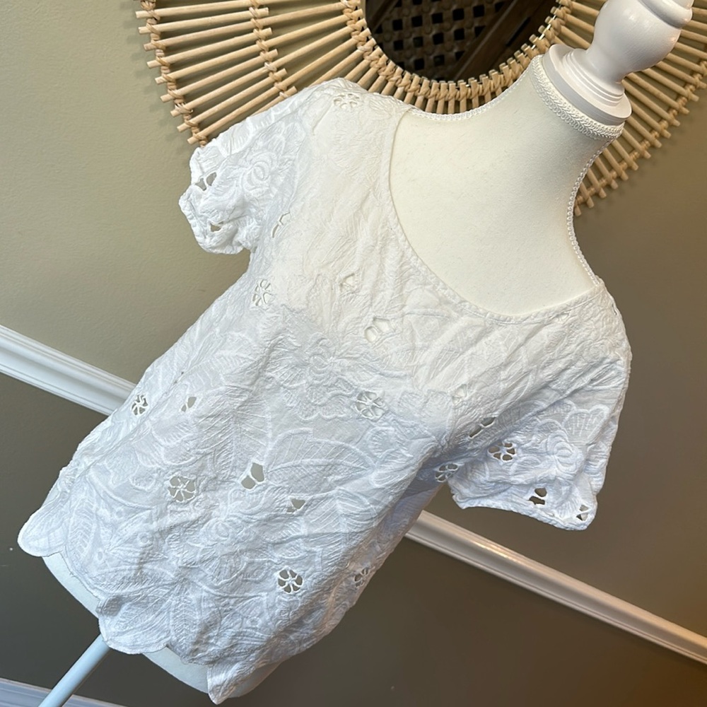 August Silk Options Lace Top